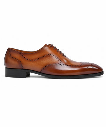 Lorenzo Cognac Brogue Oxford