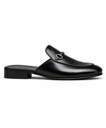Noir Sterling Horsebit