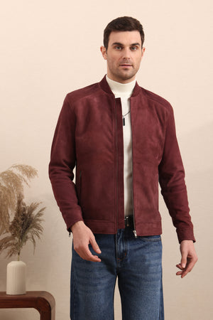 Cardinal Suede Jacket