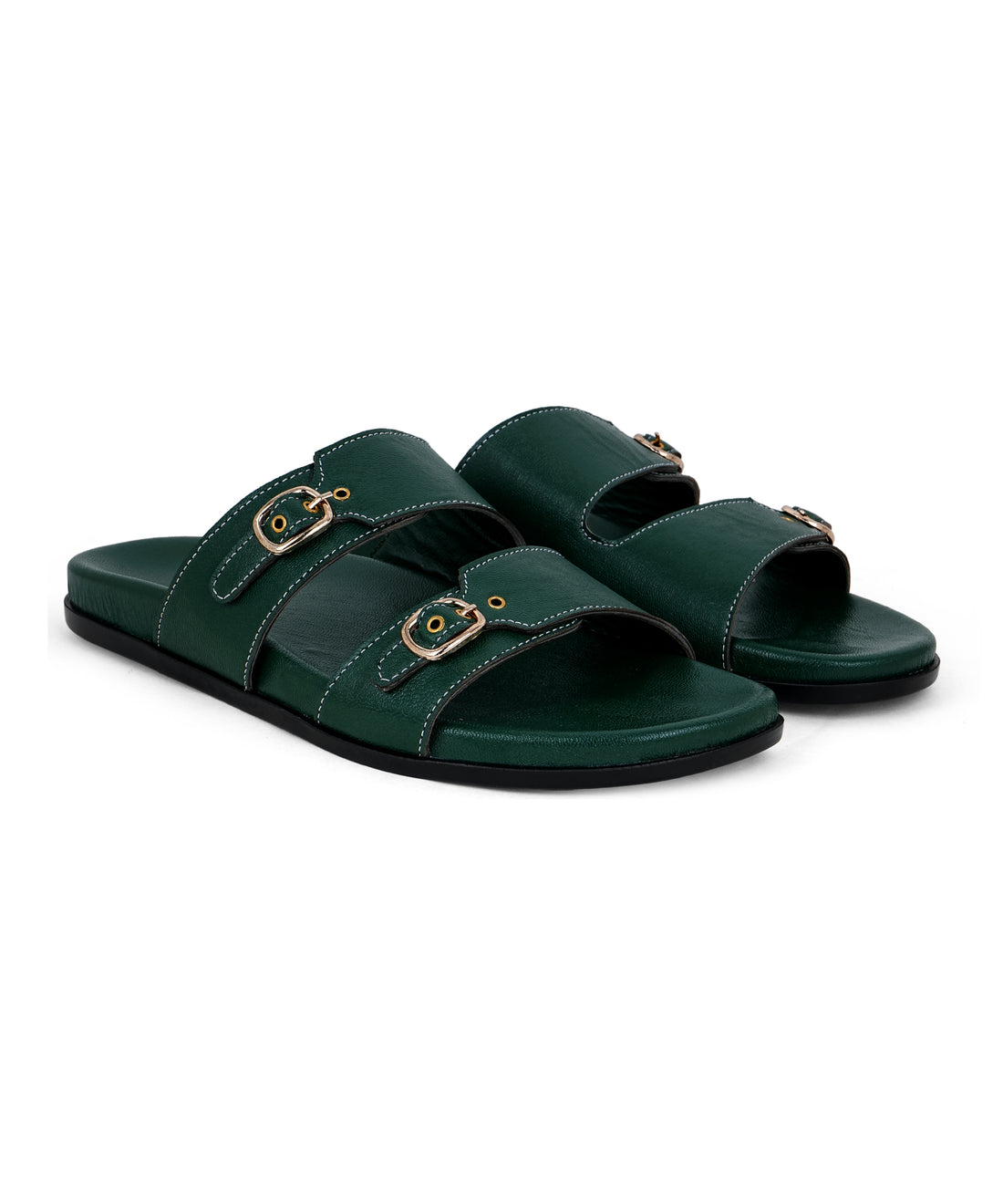Metro Double Buckle - Emerald