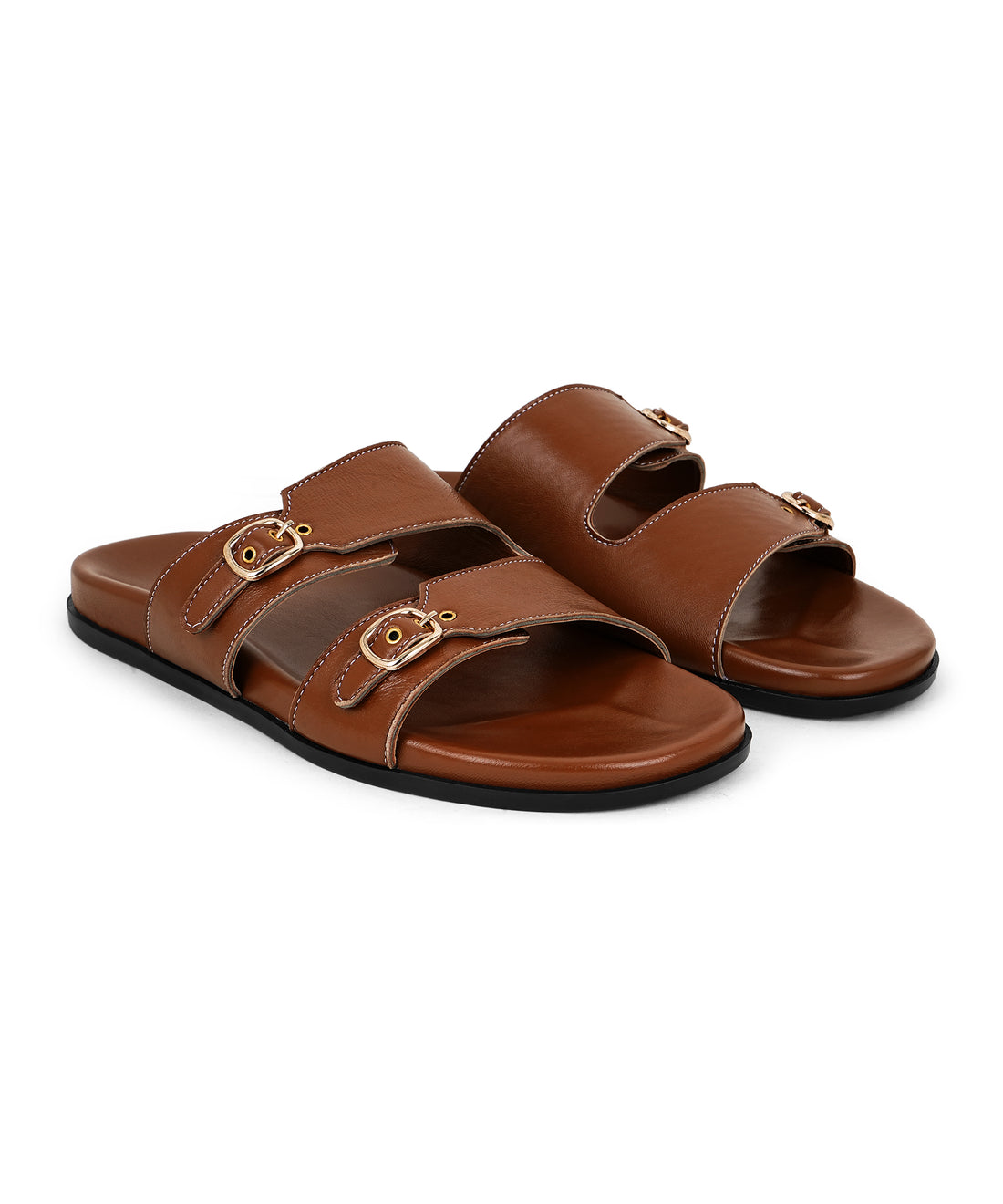 Metro Double Buckle - Tan