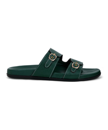 Metro Double Buckle - Emerald